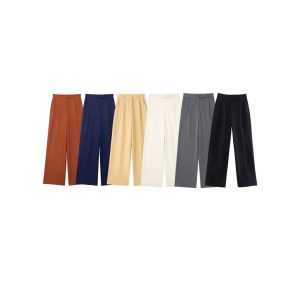 Casual Wide-Leg Pants